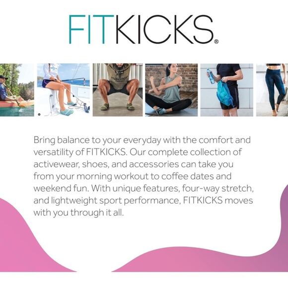 FITKICKS Women's Foldable Slip-On Sneakers Gray Size 8.5-9.5 - Picture 13 of 15